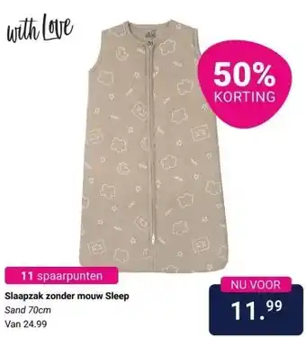 Van Asten BabySuperstore Slaapzak zonder mouw Sleep aanbieding