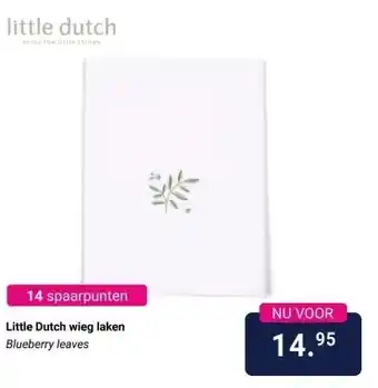 Van Asten BabySuperstore Little Dutch wieg laken aanbieding