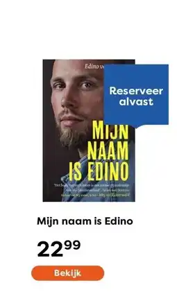 The Read Shop Mijn naam is Edino aanbieding
