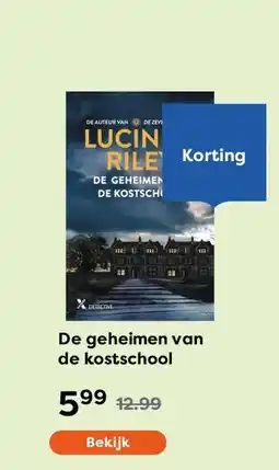 The Read Shop De geheimen van de kostschool aanbieding