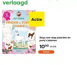 The Read Shop Stap voor stap paarden en pony's tekenen aanbieding