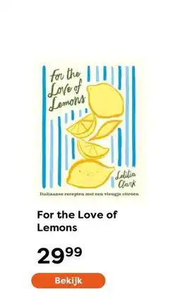 The Read Shop For the Love of Lemons aanbieding