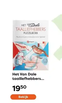 The Read Shop Het Van Dale taalliefhebbers puzzelboek aanbieding