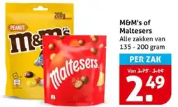 Hoogvliet M&M's of Maltesers aanbieding