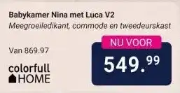 Van Asten BabySuperstore Babykamer Nina met Luca V2 aanbieding
