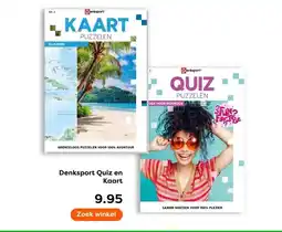 The Read Shop Denksport Quiz en Kaart aanbieding