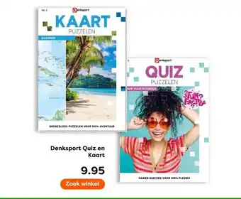 The Read Shop Denksport Quiz en Kaart aanbieding