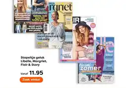 The Read Shop Stapeltje geluk Libelle, Margriet, Flair & Story aanbieding
