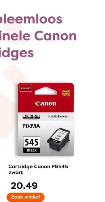 The Read Shop Cartridge Canon PG545 zwart aanbieding