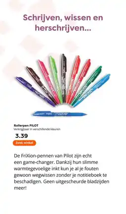 The Read Shop Rollerpen PILOT aanbieding