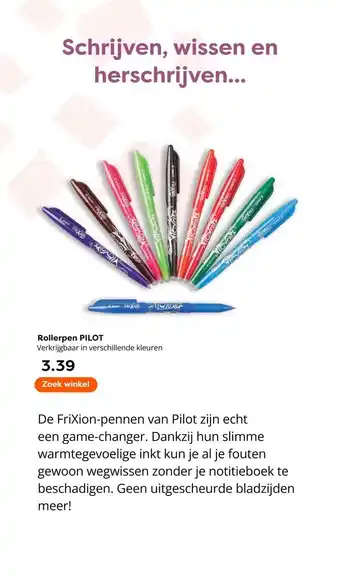 The Read Shop Rollerpen PILOT aanbieding