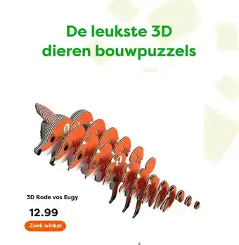 The Read Shop 3D Rode vos Eugy aanbieding