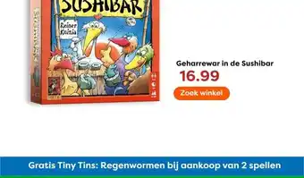 The Read Shop Geharrewar in de Sushibar aanbieding