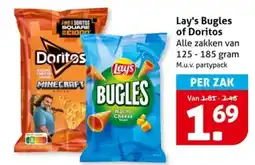 Hoogvliet Lay's Bugles of Doritos aanbieding