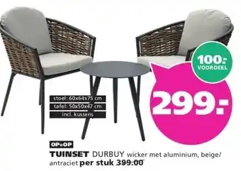 Ranzijn TUINSET DURBUY aanbieding