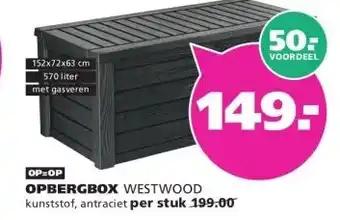 Ranzijn OPBERGBOX WESTWOOD aanbieding