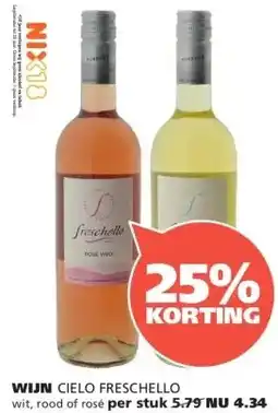 Ranzijn WIJN CIELO FRESCHELLO aanbieding