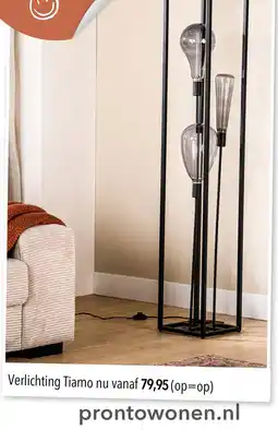 Pronto wonen Verlichting Tiamo aanbieding