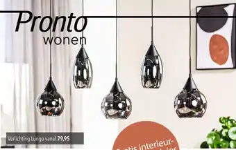 Pronto wonen Verlichting Lungo aanbieding