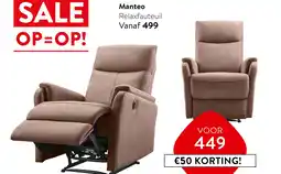 Profijt Meubel Manteo Relaxfauteuil aanbieding