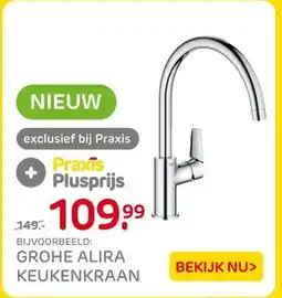 Praxis GROHE ALIRA KEUKENKRAAN aanbieding