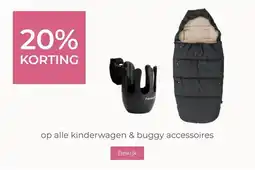 Prenatal 20% KORTING op alle kinderwagen & buggy accessoires aanbieding