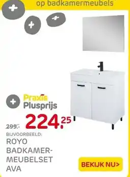 Praxis ROYO BADKAMER- MEUBELSET AVA aanbieding