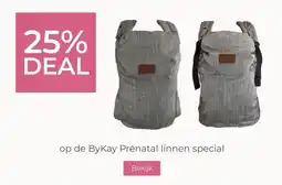 Prenatal 25% DEAL op de ByKay Prénatal linnen special aanbieding