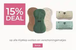 Prenatal 15% DEAL op alle Kipkep wollers en verschoningsmatjes aanbieding