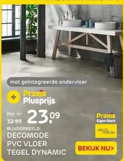 Praxis DECOMODE PVC VLOER TEGEL DYNAMIC aanbieding