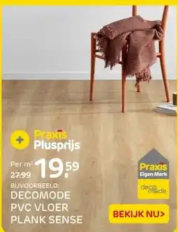 Praxis DECOMODE PVC VLOER PLANK SENSE aanbieding
