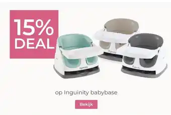 Prenatal 15% DEAL op Inguinity babybase aanbieding
