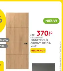Praxis BINNENDEUR GROOVE ORIGIN aanbieding