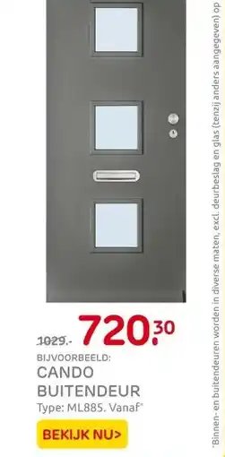 Praxis CANDO BUITENDEUR aanbieding