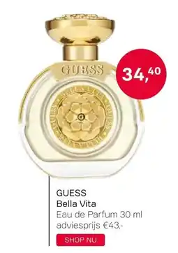 Pour Vous GUESS Bella Vita Eau de Parfum 30 ml aanbieding