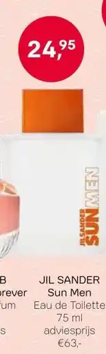 Pour Vous JIL SANDER Sun Men Eau de Toilette aanbieding