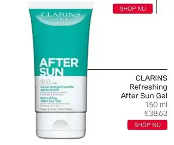 Pour Vous CLARINS Refreshing After Sun Gel aanbieding
