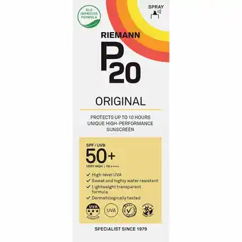 Plein.nl P20 Original SPF 50+ Spray 175 ml aanbieding