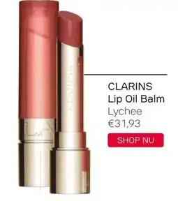 Pour Vous CLARINS Lip Oil Balm Lychee aanbieding