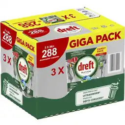 Plein.nl 3x Dreft Vaatwastabletten Platinum aanbieding