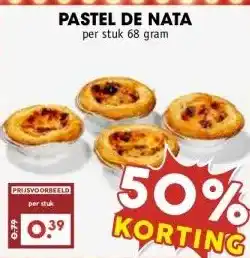 MCD Supermarkt PASTEL DE NATA aanbieding