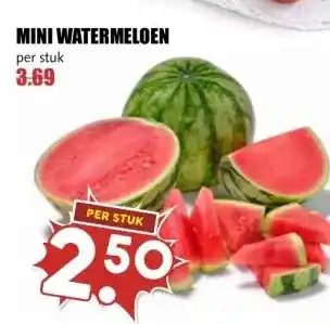 MCD Supermarkt MINI WATERMELOEN aanbieding
