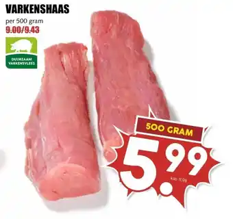 MCD Supermarkt VARKENSHAAS aanbieding
