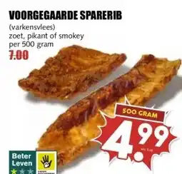 MCD Supermarkt VOORGEGAARDE SPARERIB aanbieding