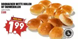 MCD Supermarkt BOONACKER WITTE BOLLEN OF TARWEBOLLEN aanbieding