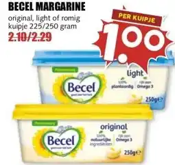 MCD Supermarkt BECEL MARGARINE aanbieding