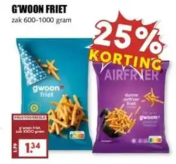 MCD Supermarkt G'WOON FRIET aanbieding