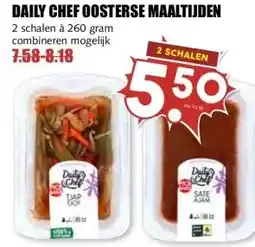 MCD Supermarkt DAILY CHEF OOSTERSE MAALTIJDEN aanbieding