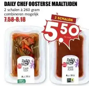 MCD Supermarkt DAILY CHEF OOSTERSE MAALTIJDEN aanbieding
