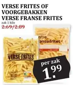 MCD Supermarkt VERSE FRITES OF VOORGEBAKKEN VERSE FRANSE FRITES aanbieding